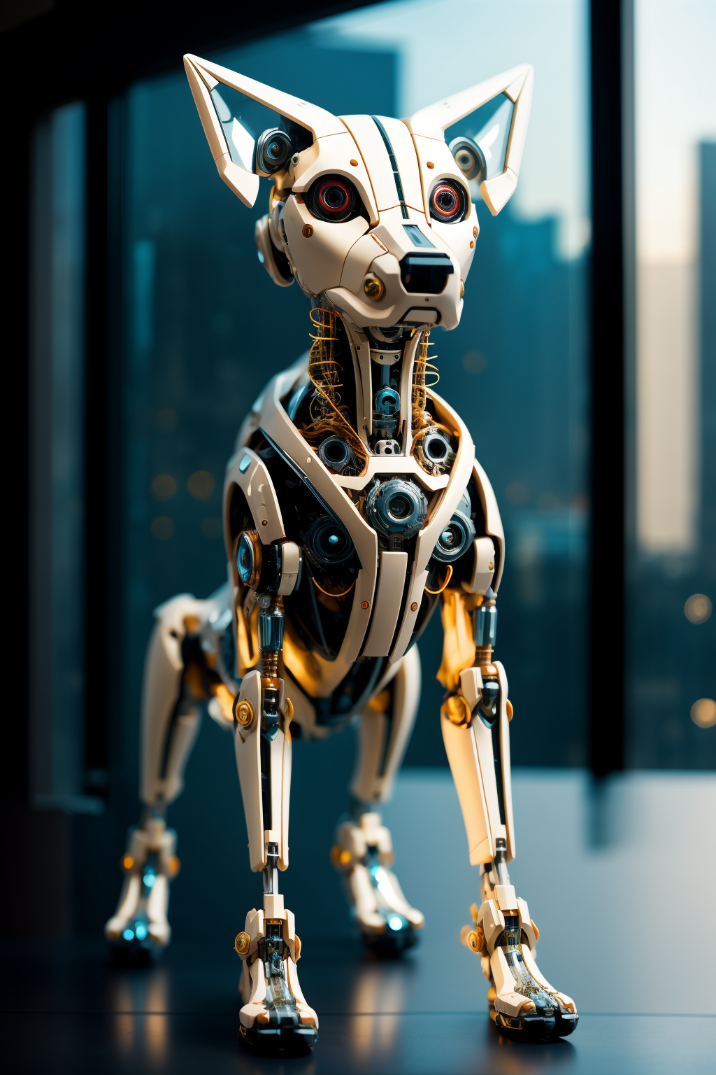 03134-497001983-cyberpunk city in background,(sleek stealth),(transparent_1.5),,Mechanical dog,(Mechanical parts_1.3),.png